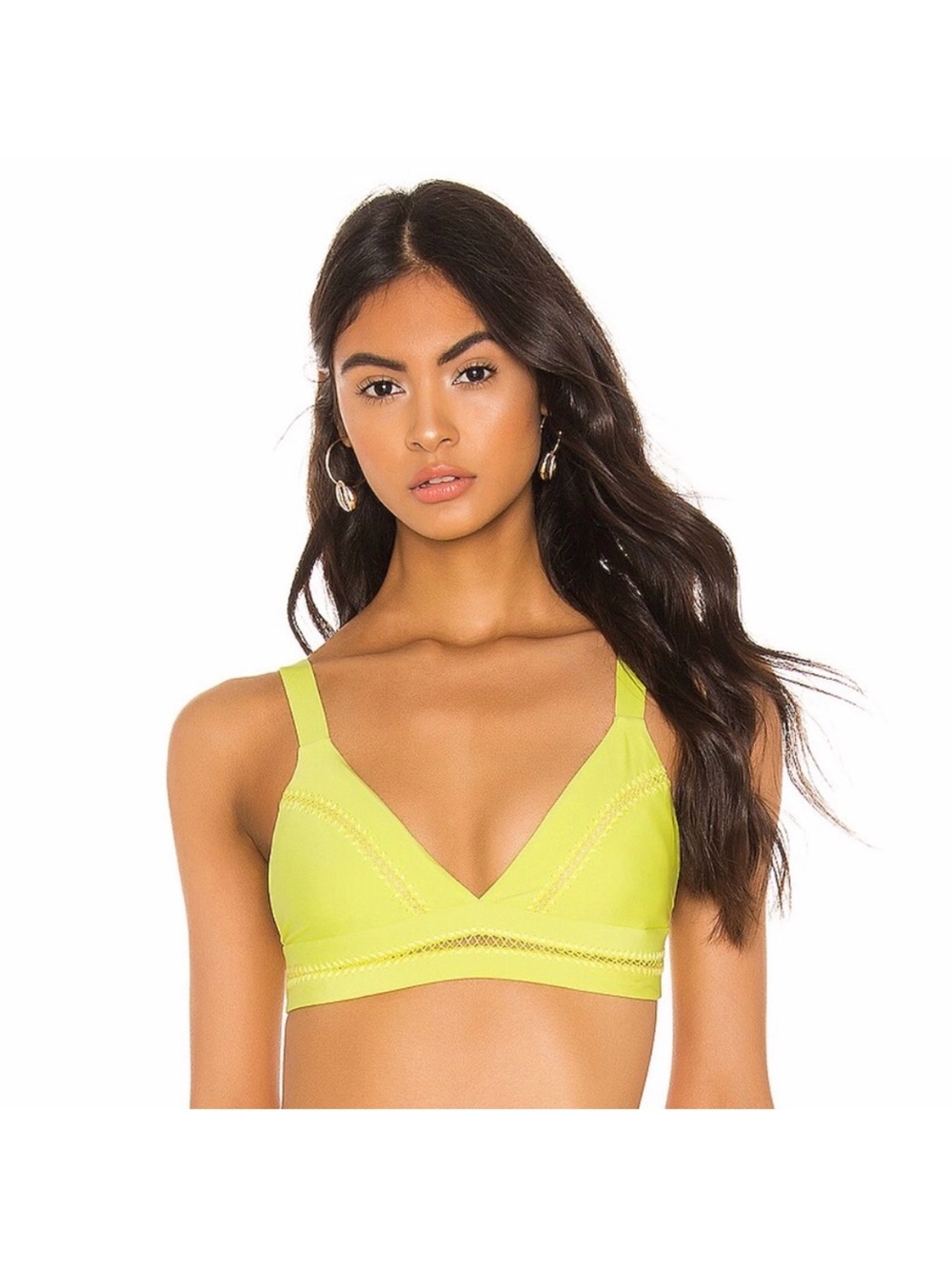 NWOT Pilyq PQswim “ELLIE” Bikini | Neon Yellow | S/M Anthropologie | Fairycore